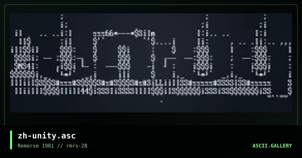 Unity, by zerohour, 1998