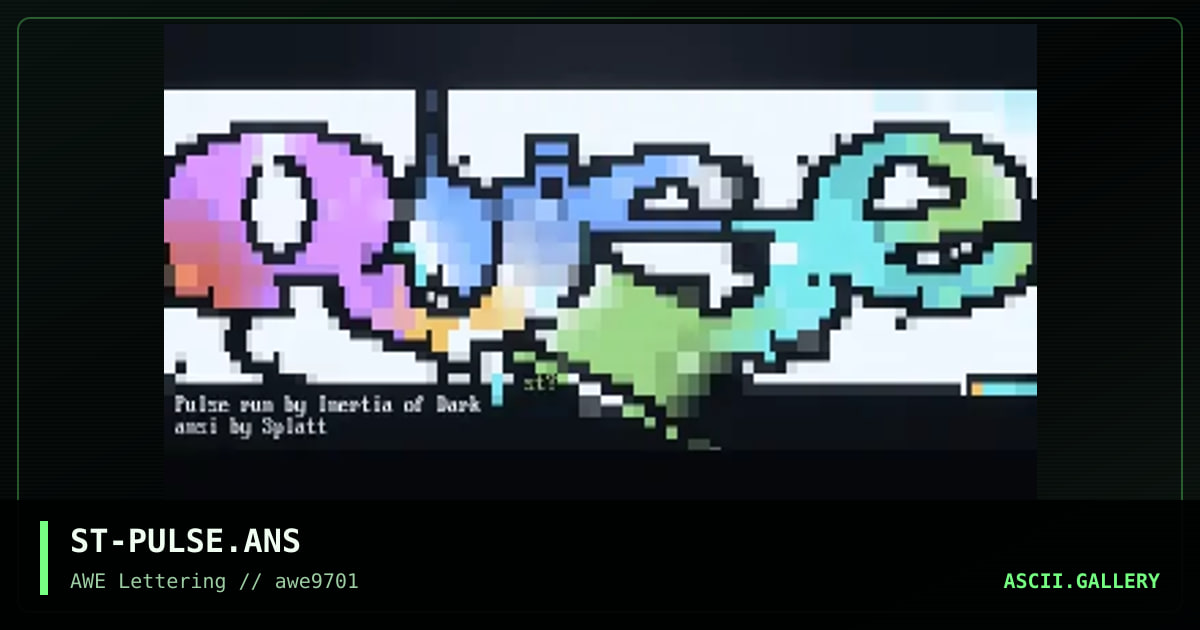 Pulse, by splatt, 1997