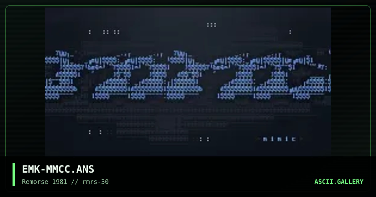 EMK-MMCC.ANS, by emok, 1999