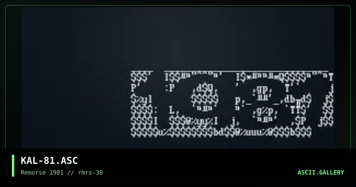 KAL-81.ASC, by kaleidas, 1999