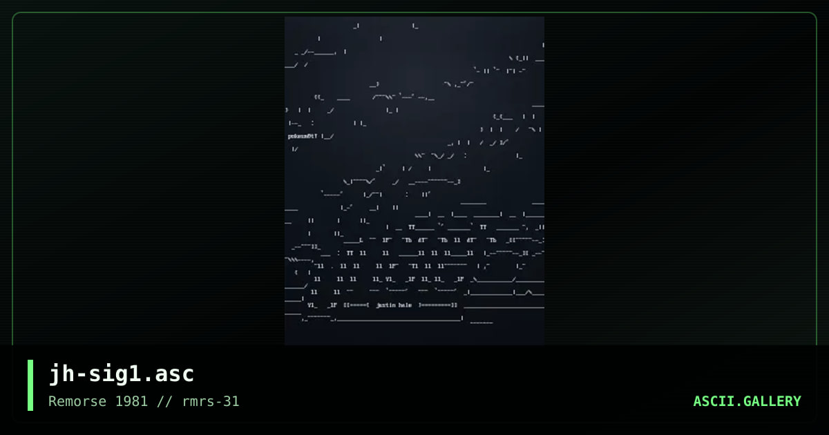 Sig1, by justin hale, 1999