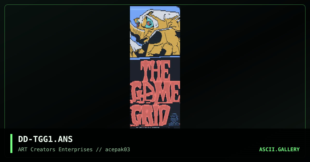 DD-TGG1.ANS, by demented demon, 1993