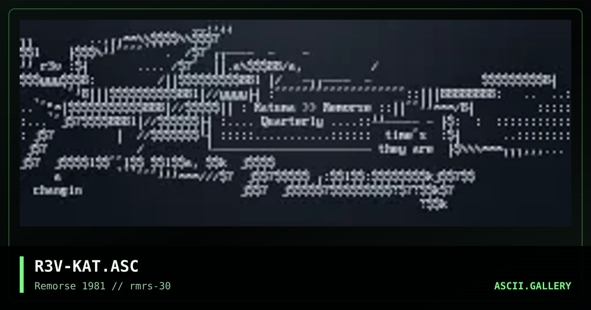 R3V-KAT.ASC, by revolution, 1999