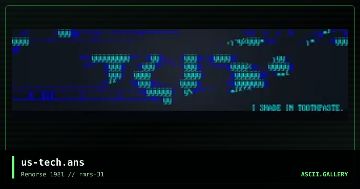 Tech, by zerostar, 1999