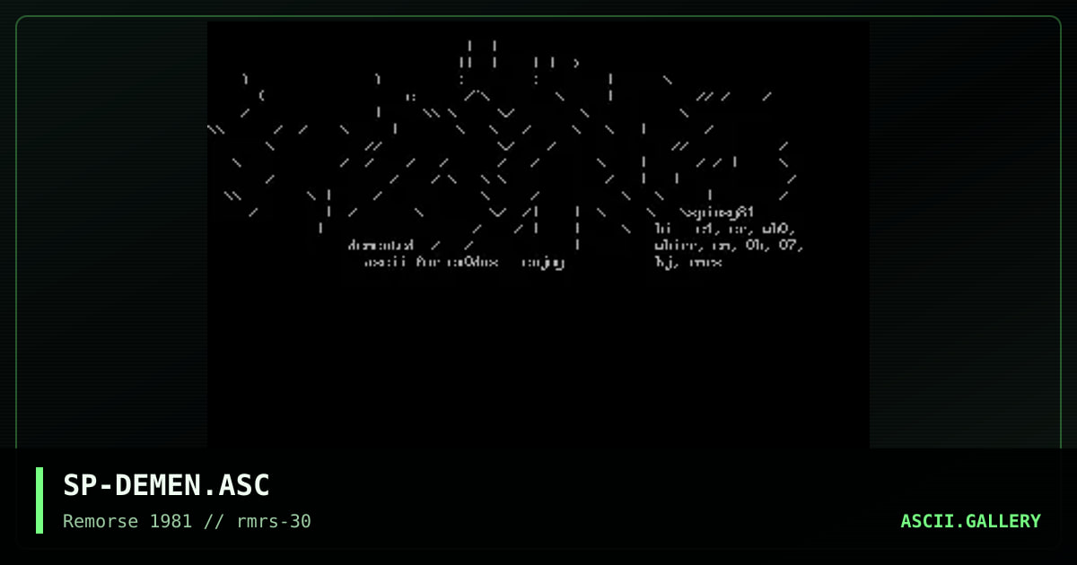 SP-DEMEN.ASC, by spinsane, 1999