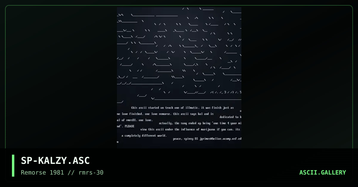 SP-KALZY.ASC, by spinsane, 1999