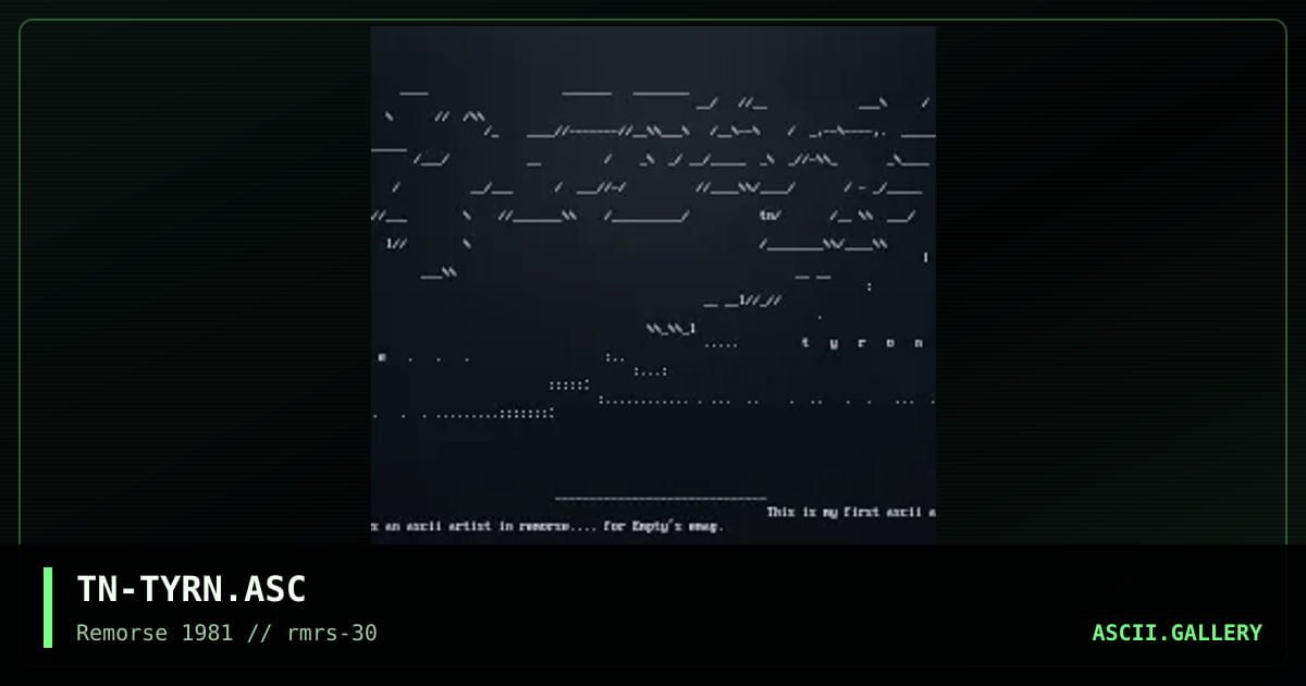 TN-TYRN.ASC, by tzeentch, 1999