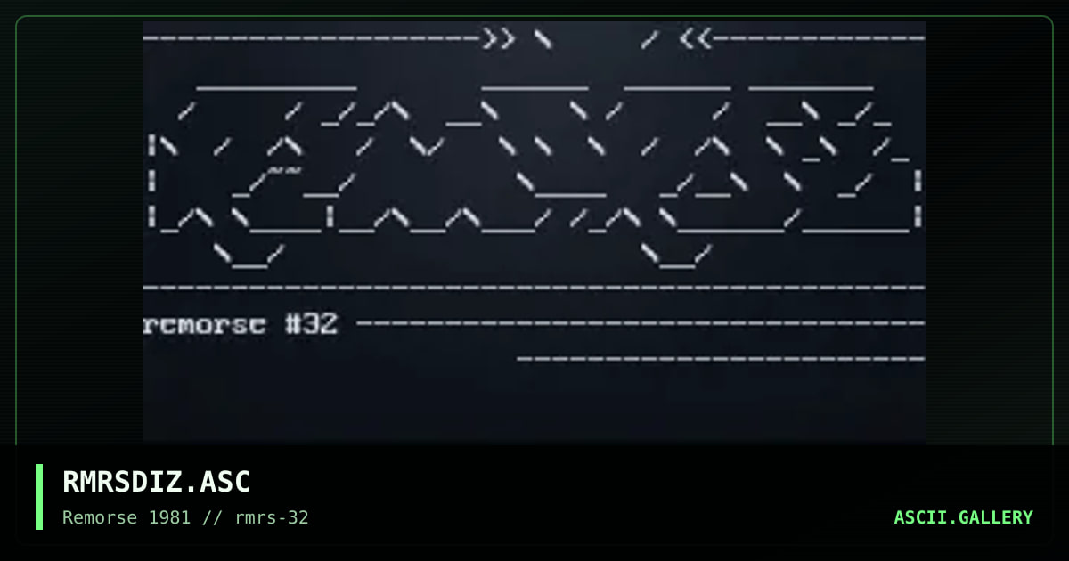Remorse diz2, by poskgubbe, 1999