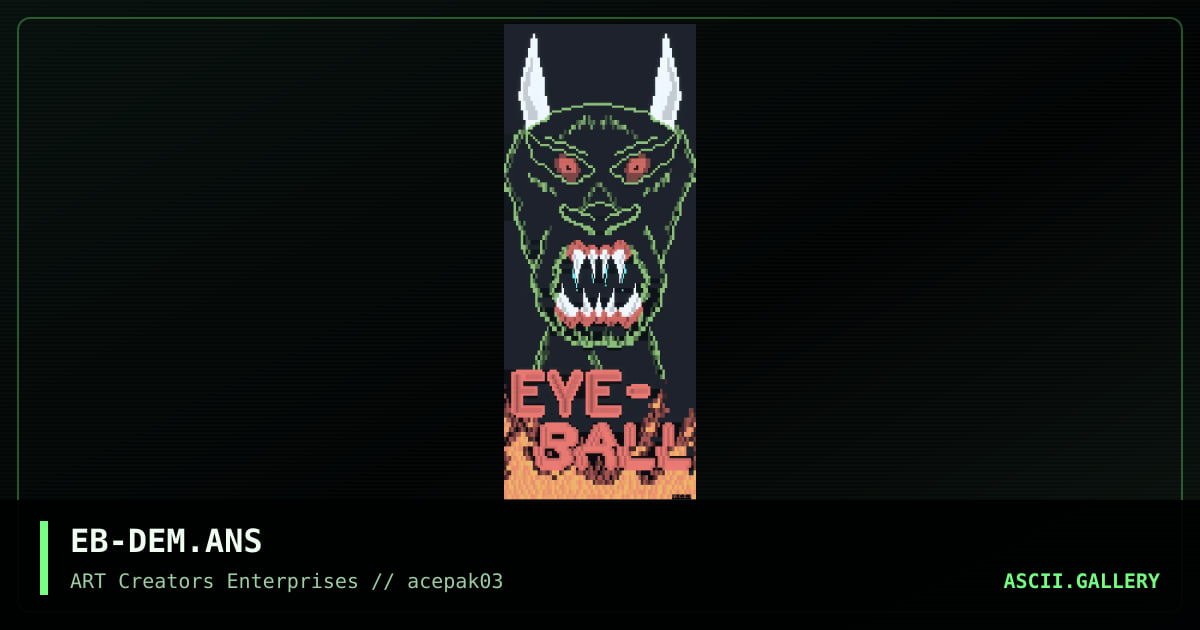 EB-DEM.ANS, by eye ball, 1993