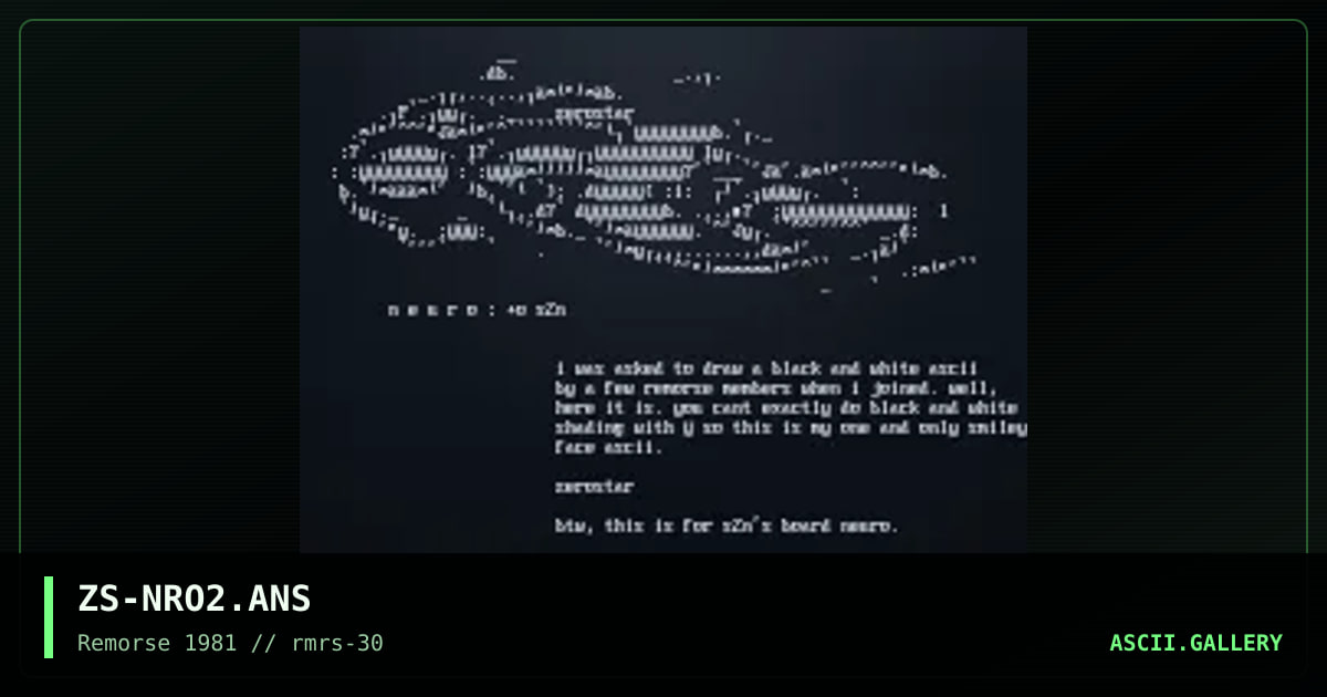 ZS-NRO2.ANS, by zerostar, 1999