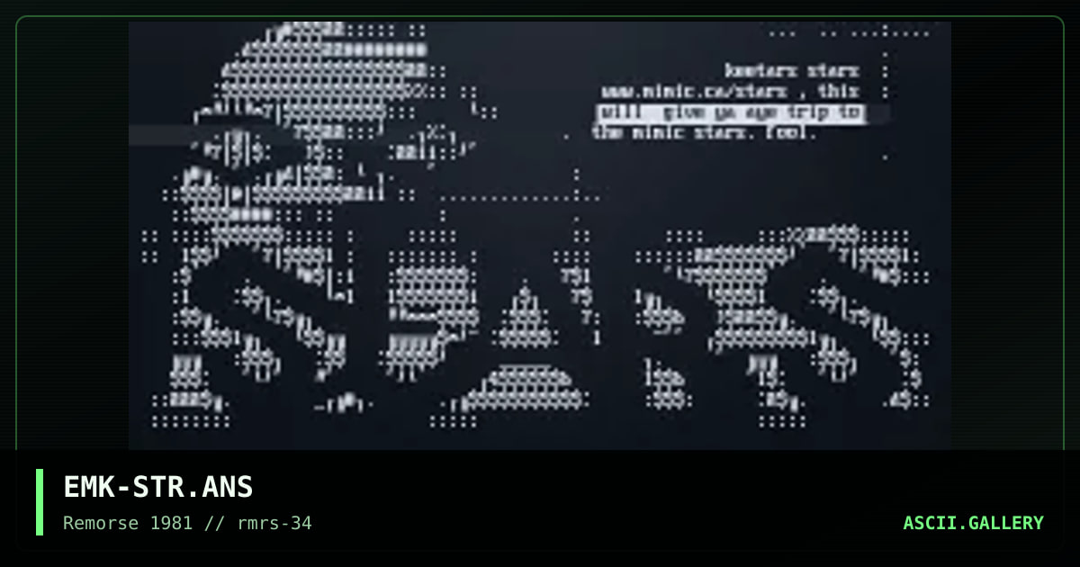 keetar's STARS, by emok, 1999
