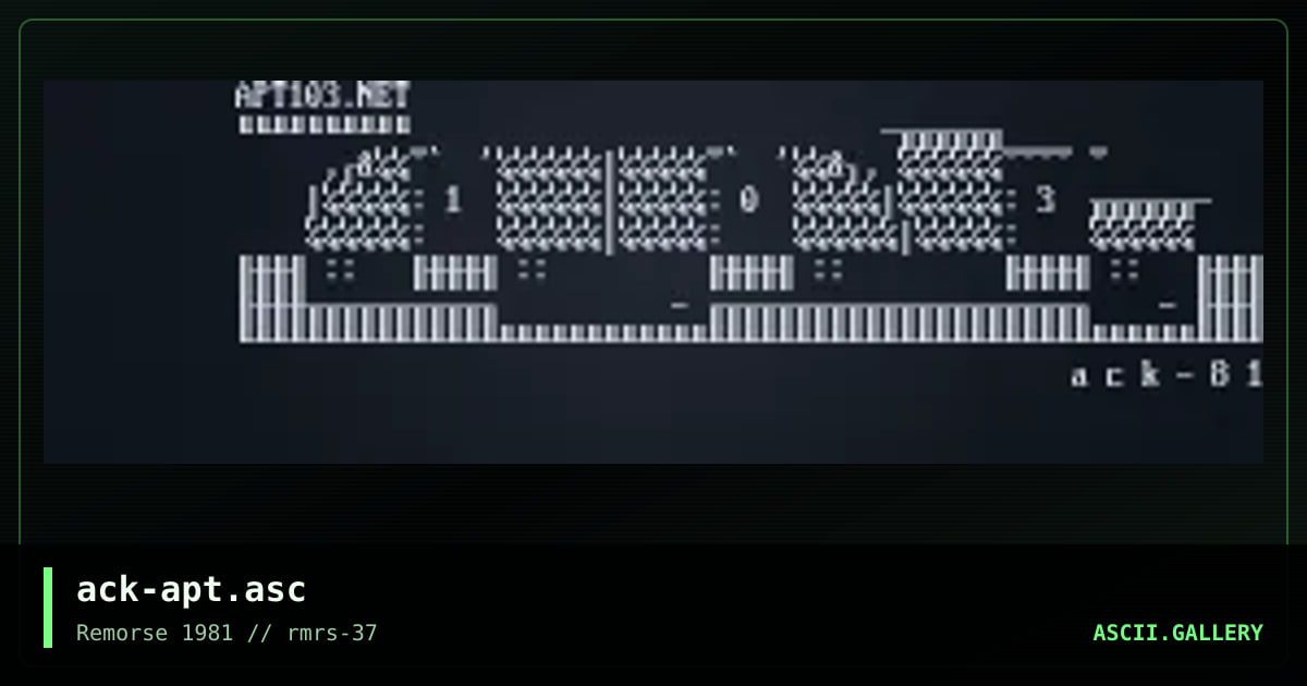apt103.net, by ack, 2000