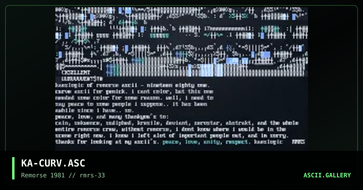 Curve, by kaeslogic, 1999