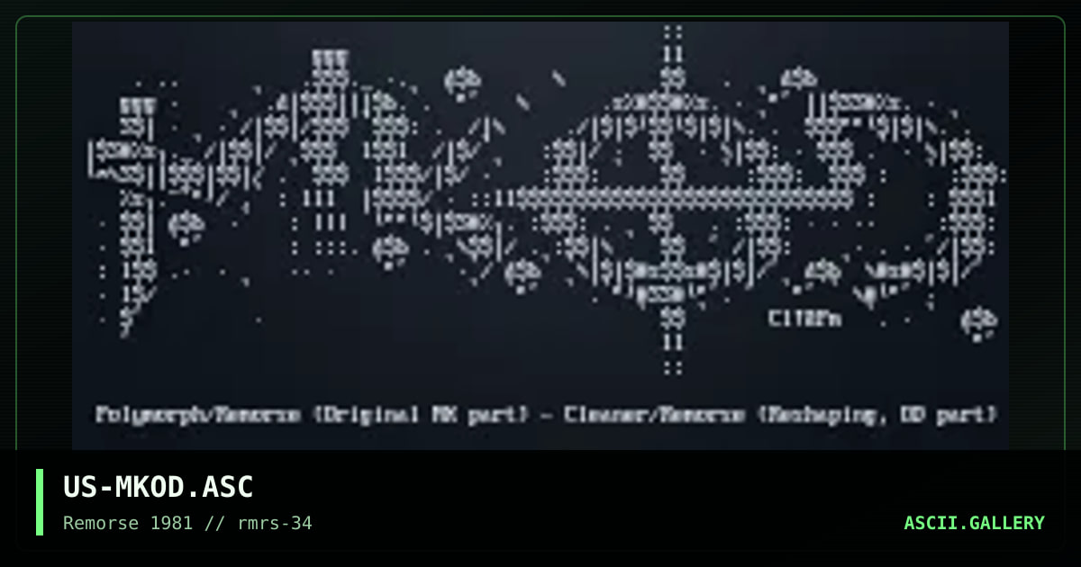 MKOD, by polymorph, cleaner, 1999