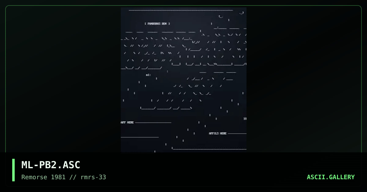 Pandora's Box, by mjolnir, 1999