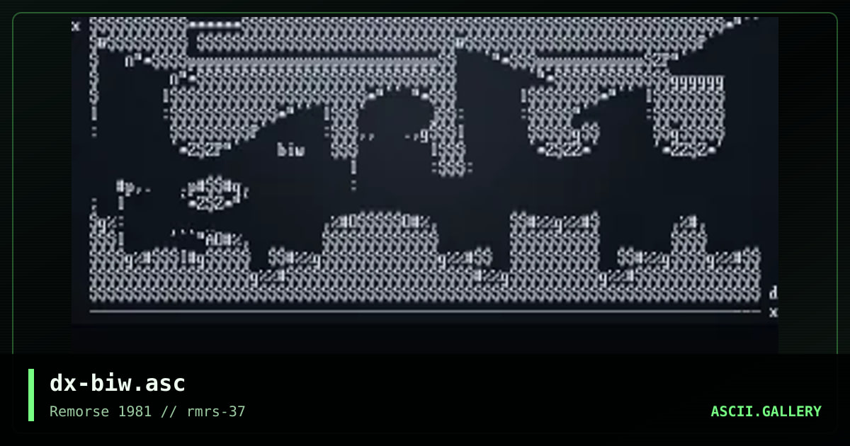 biw, by drax, 2000