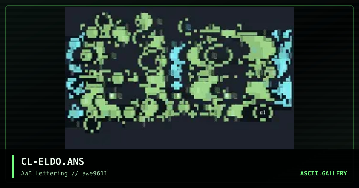 Eldorado, by colourless, 1996