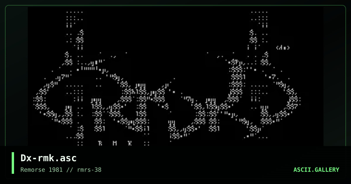Dx-rmk.asc, by drax, 2000