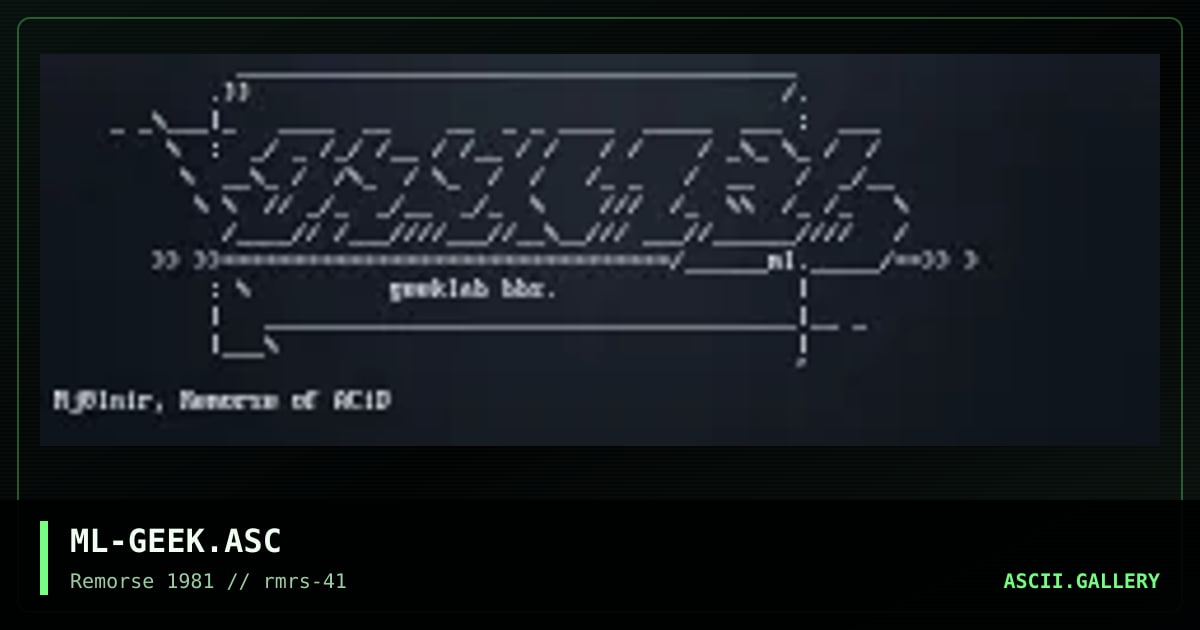 geeklab bbs, by mjolnir, 2001