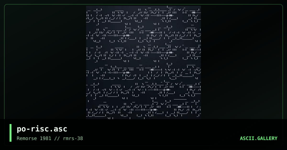 po-risc.asc, by pogue, 2000