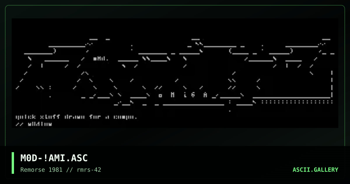 amiga, by modium, 2001