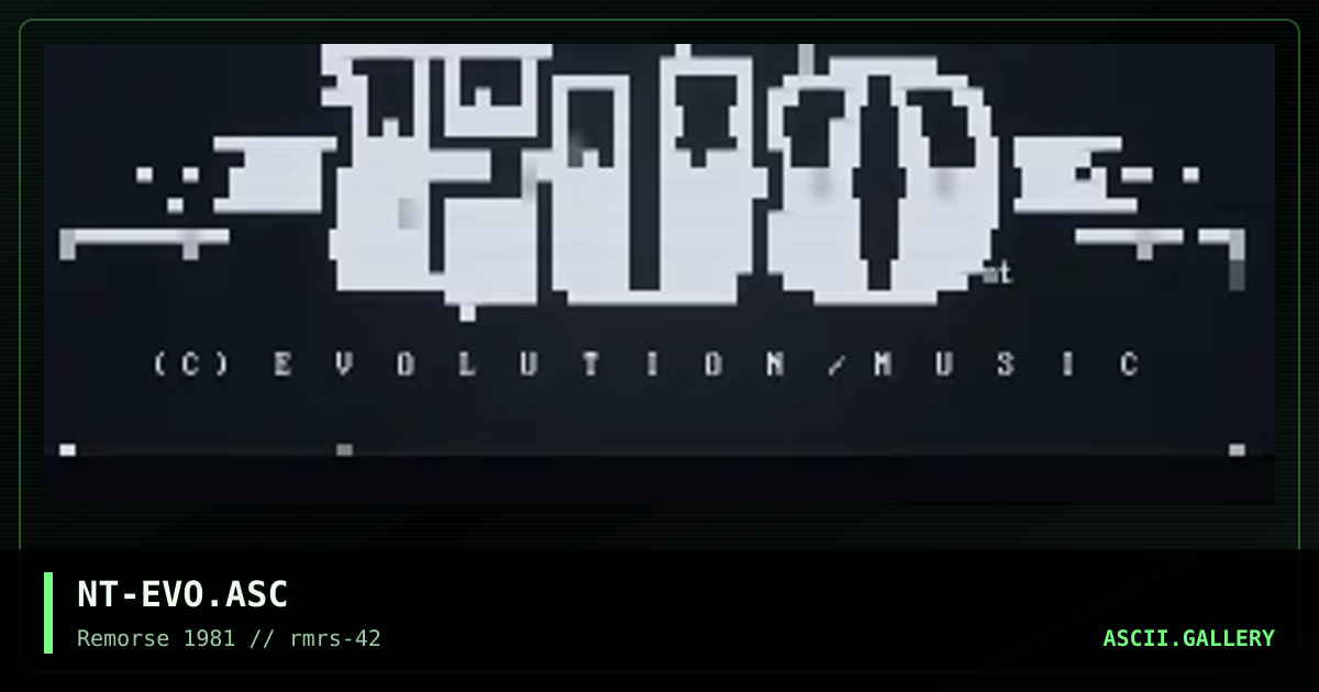 evolution, by nightrain, 2001