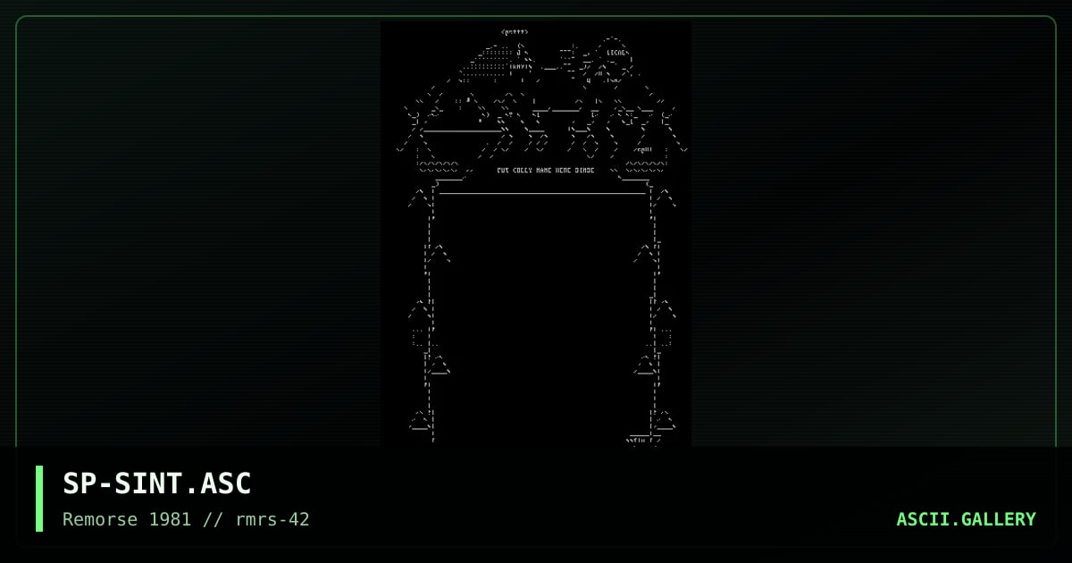 index for sinse, by spinsane, 2001