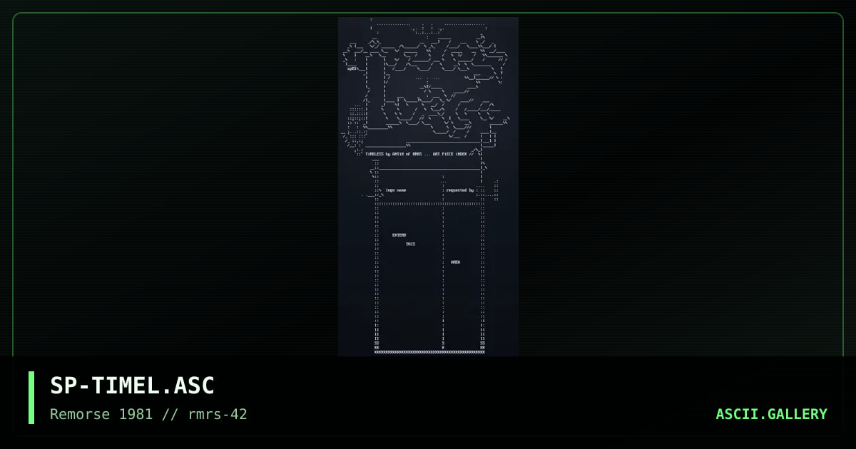 timeless index, by spinsane, 2001