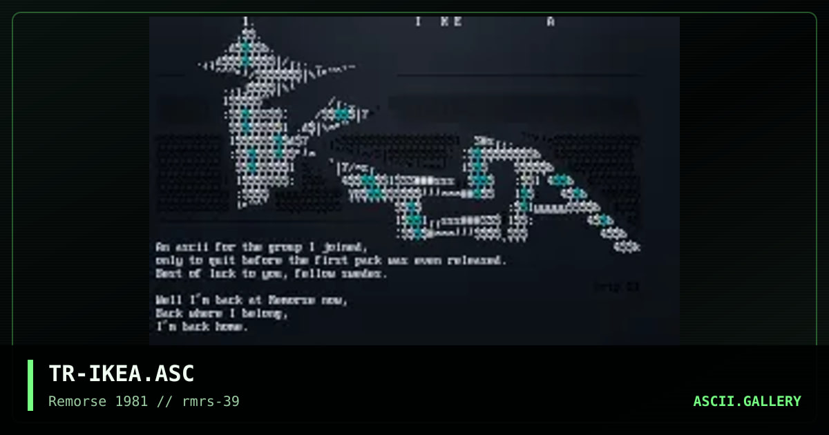 I  K E   A, by tripulogic, 2001