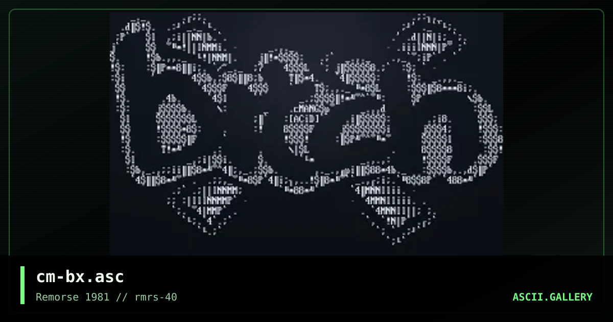 cm-bx.asc, by computer man, 2001