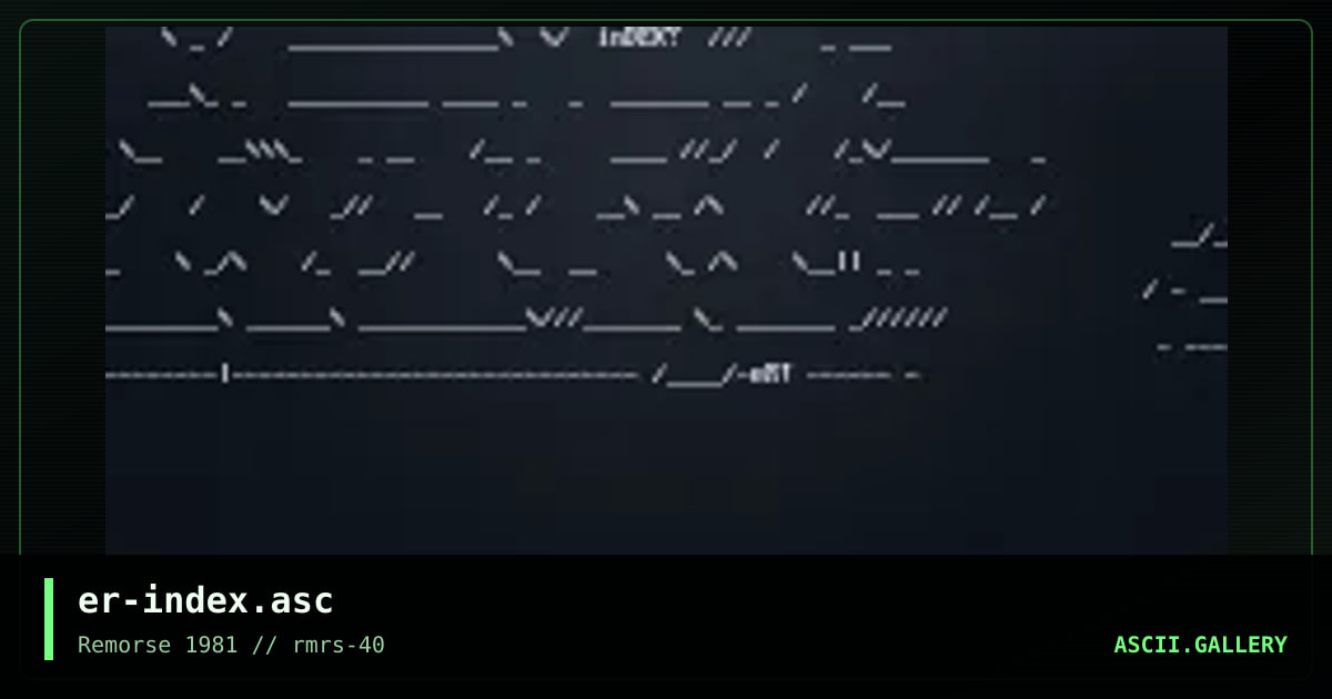 er-index.asc, by erupt, 2001