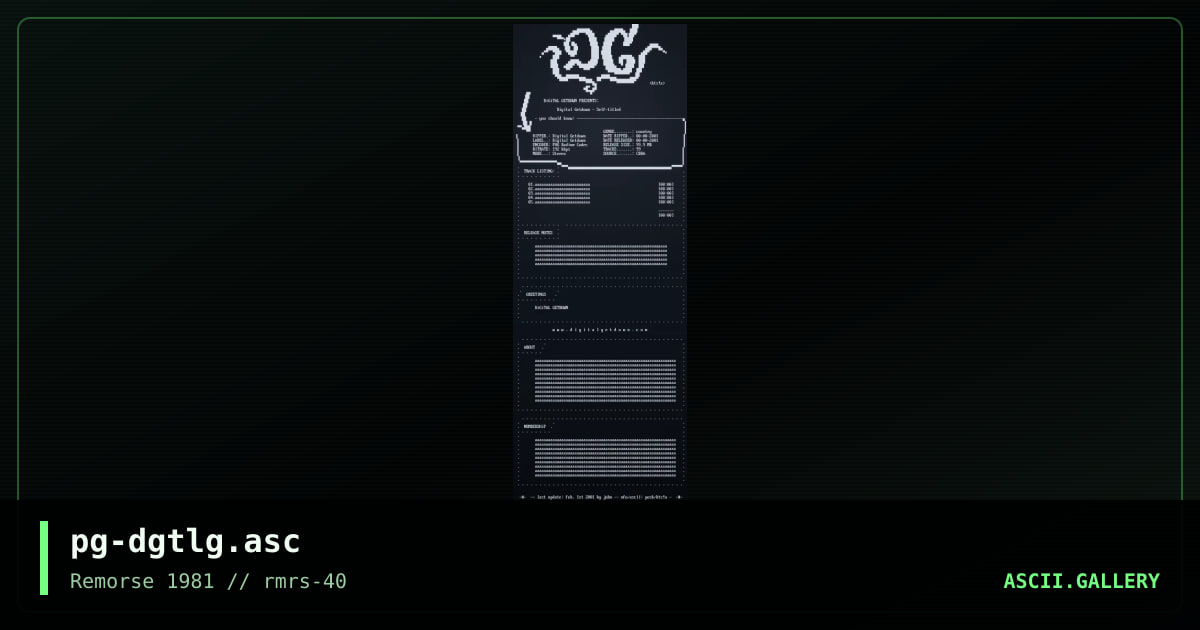 pg-dgtlg.asc, by poskgubbe, 2001