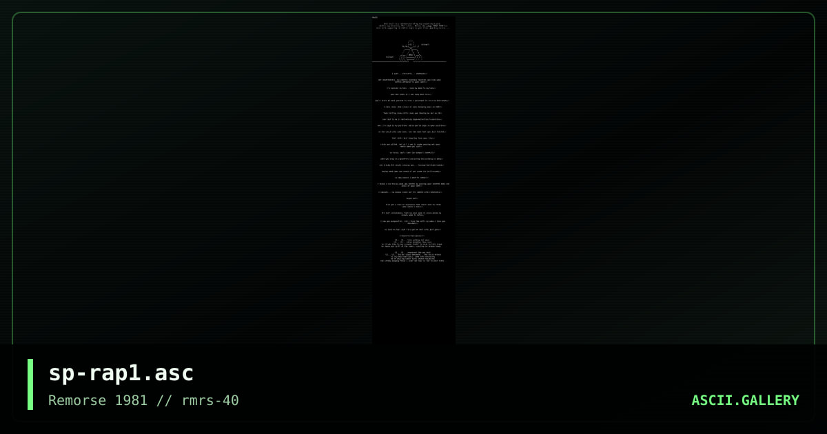 sp-rap1.asc, by spinsane, 2001