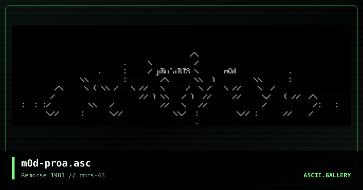m0d-proa.asc, by modium, 2001