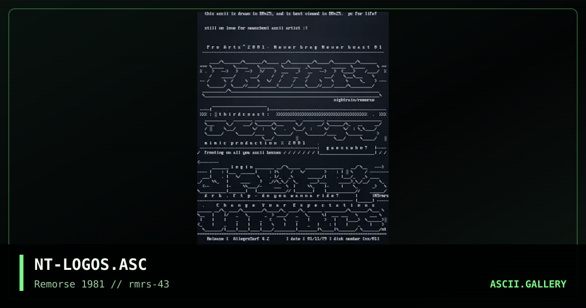 NT-LOGOS.ASC, by nightrain, 2001