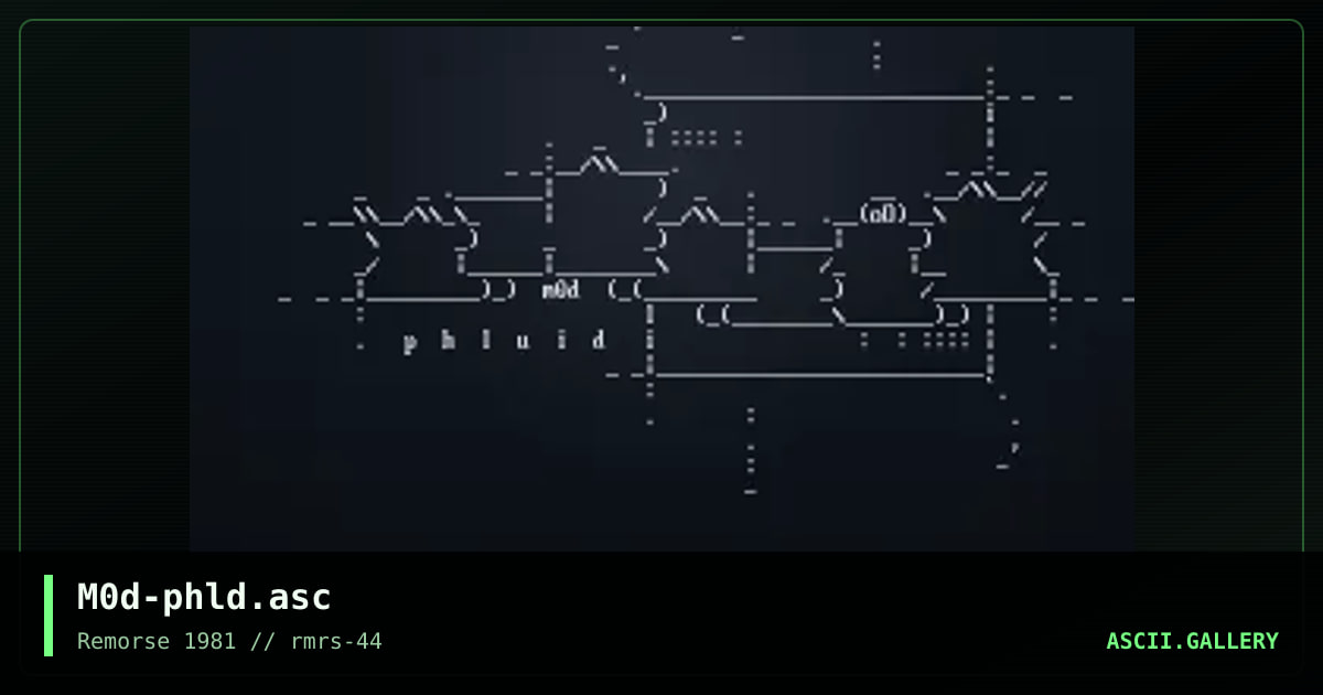 M0d-phld.asc, by modium, 2001