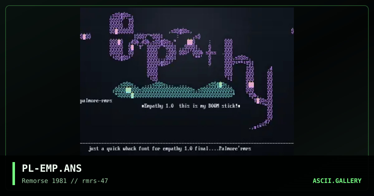 PL-EMP.ANS, by palmore, 2002