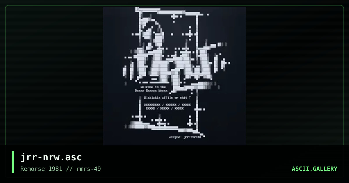 NRW, by jrr, 2003