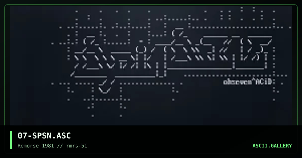 07-SPSN.ASC, by ohseven, 2003