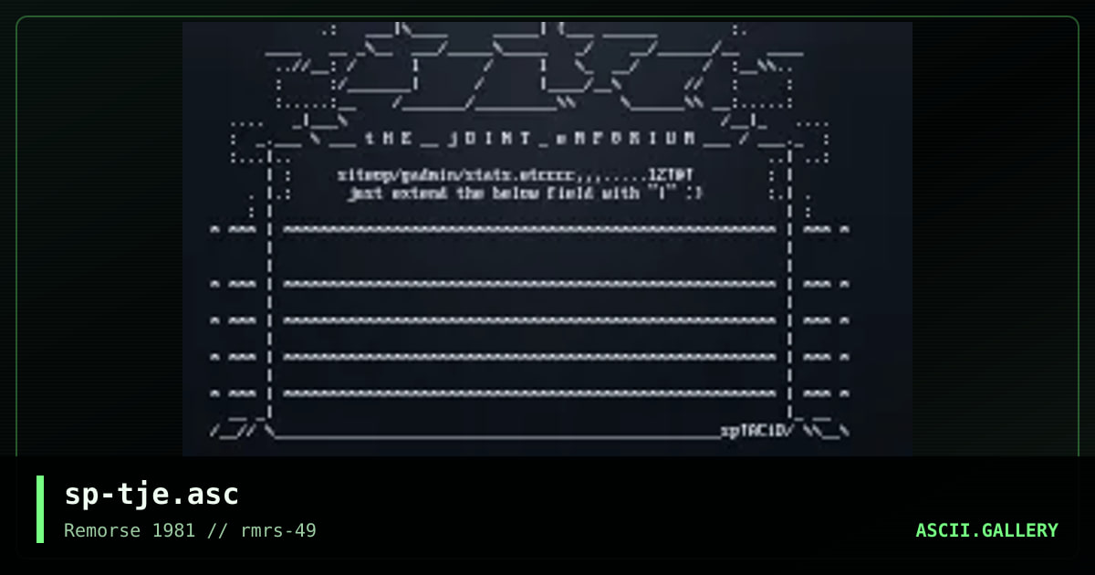 The Joint Emporium, by spinsane, 2003