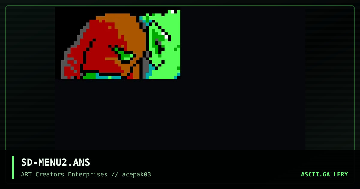 SD-MENU2.ANS, by sudden death, 1993