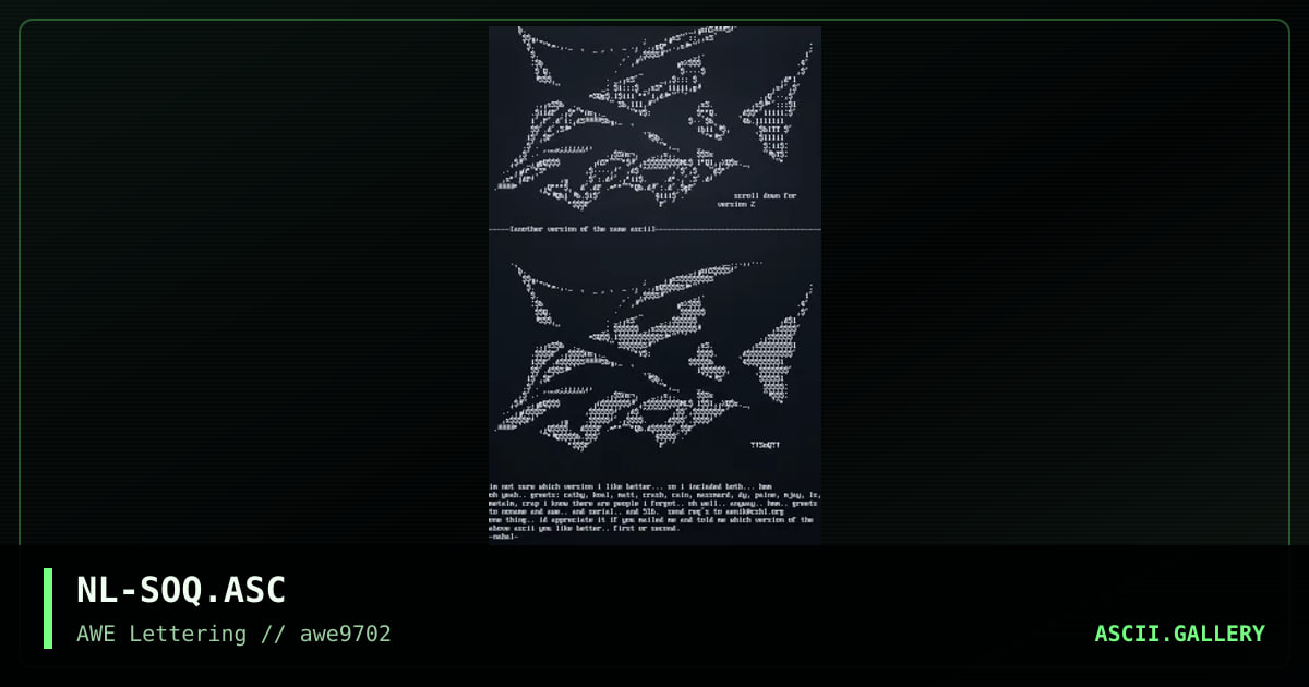 SOQ, by nahal, 1997