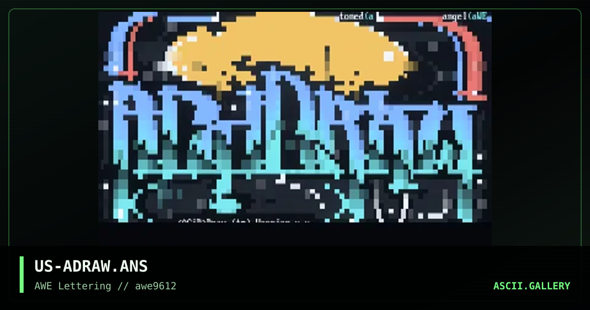<ACiD>Draw, by grindstoned, the night angel, 1996