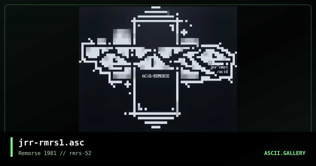 jrr-rmrs1.asc, by jrr, 2004