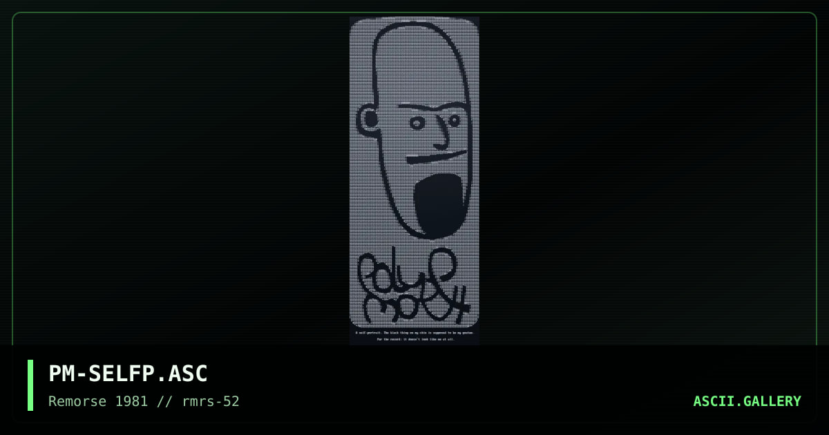 Self-portrait, by polymorph, 2004