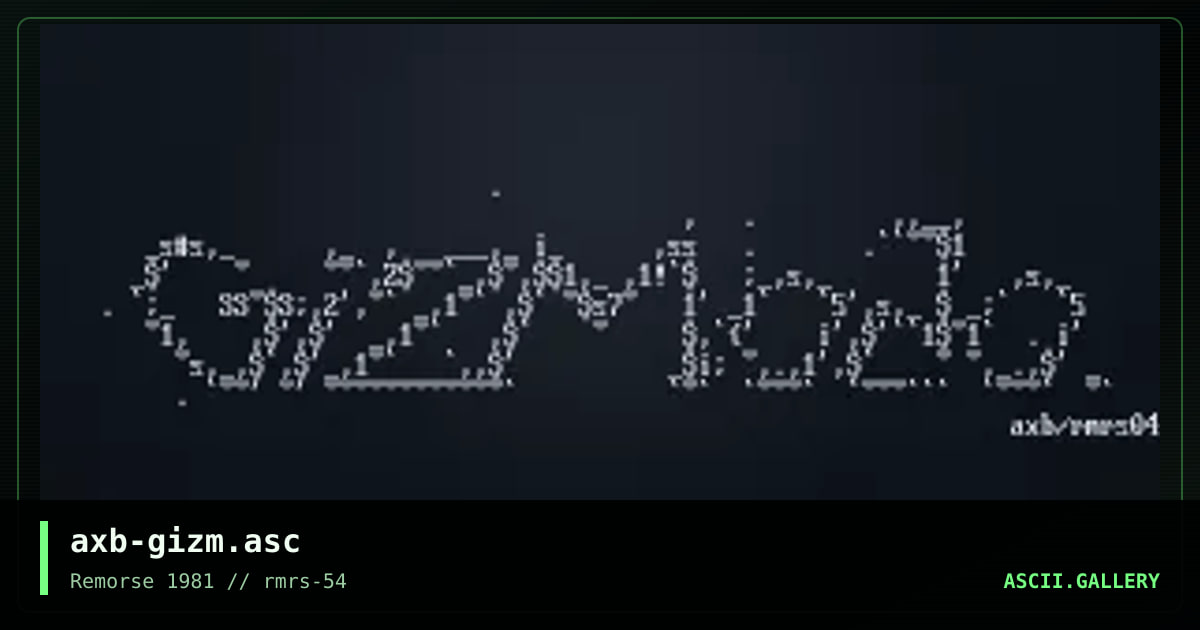 axb-gizm.asc, by axel barebones, 2004