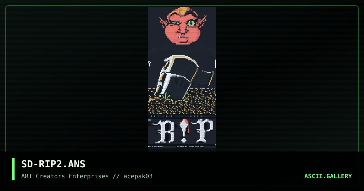SD-RIP2.ANS, by sudden death, 1993