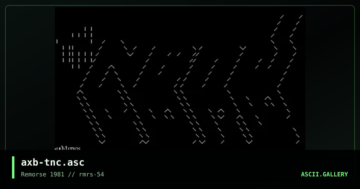 axb-tnc.asc, by axel barebones, 2004