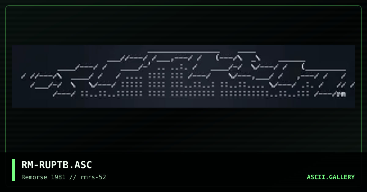 RM-RUPTB.ASC, by ricky martin, 2004