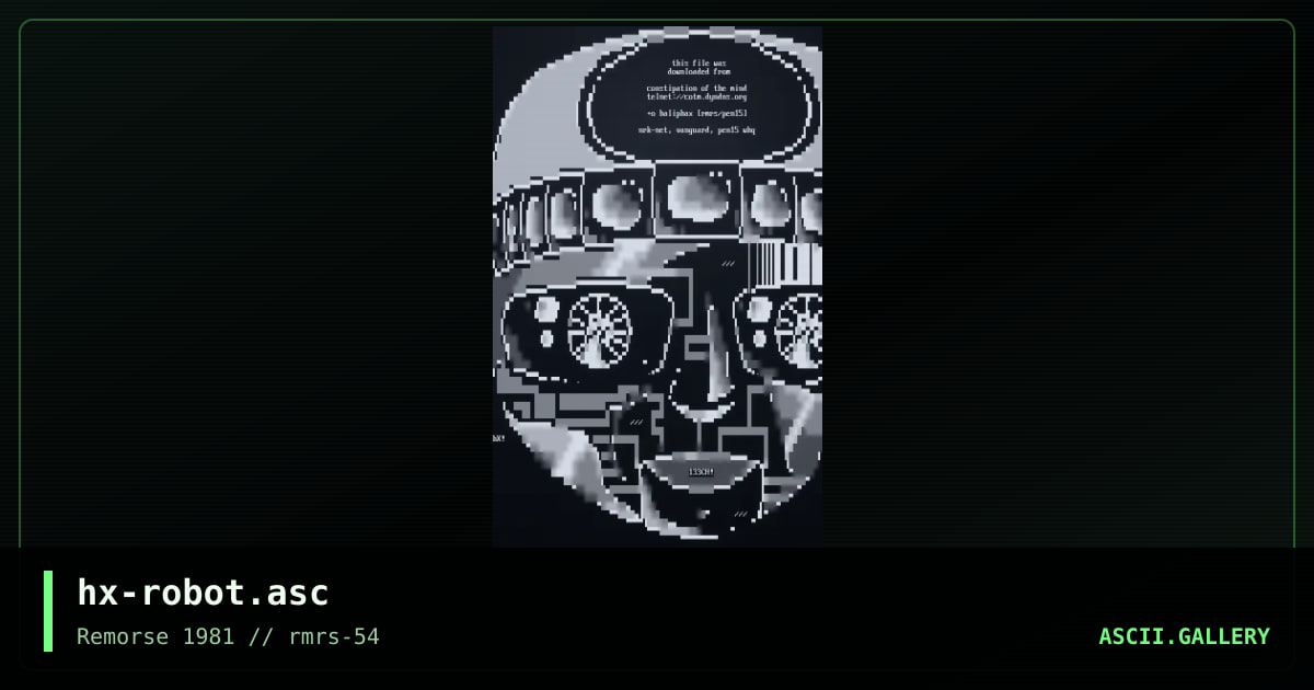 hx-robot.asc, by haliphax, 2004
